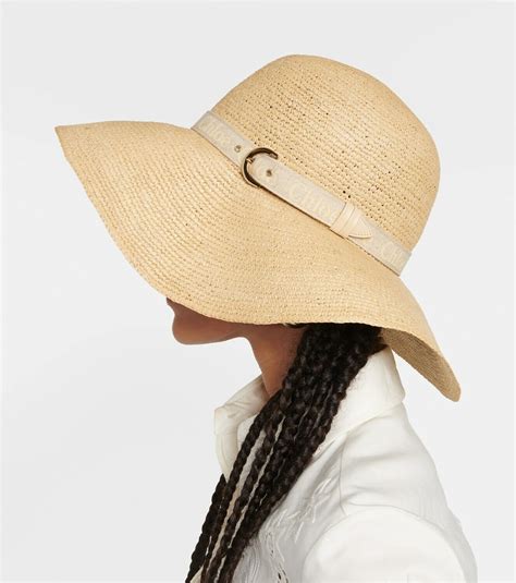 chloe woody raffia hat|Chloe Women's Accessories Woody .